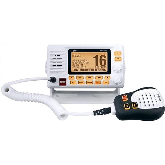 Uniden UM725G Marine VHF Radio with GPS and NOAA