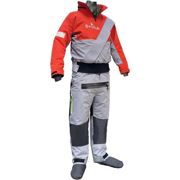 Waterproof Kayak Drysuit with Breathable Hood for Men