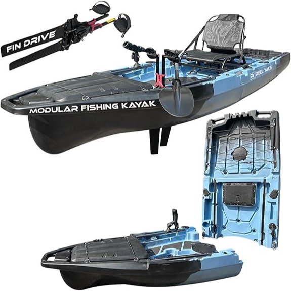 Reel Yaks Recon Modular 10ft Kayak for Adults