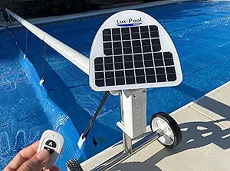 Motorized Solar Pool Cover Reel for 20x40 Pools