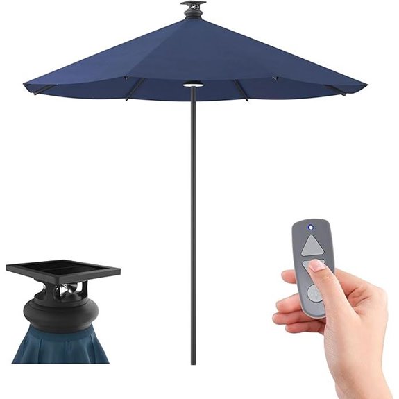 Above Height 2 Series Motorized Patio Umbrella