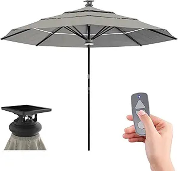 Above Height 2 Series Motorized Patio Umbrella