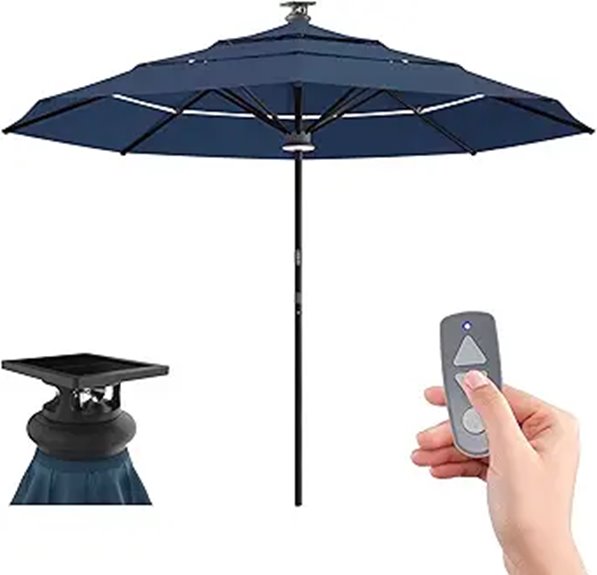 Above Height 2 Series Motorized Patio Umbrella