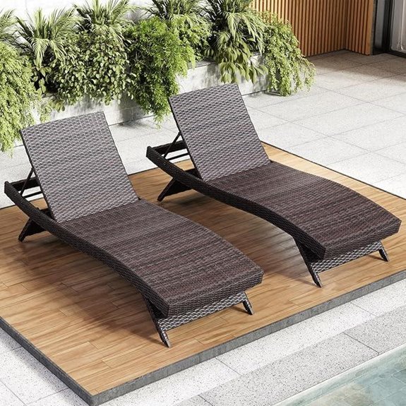 Nestl Wicker Outdoor Lounge Set of 2