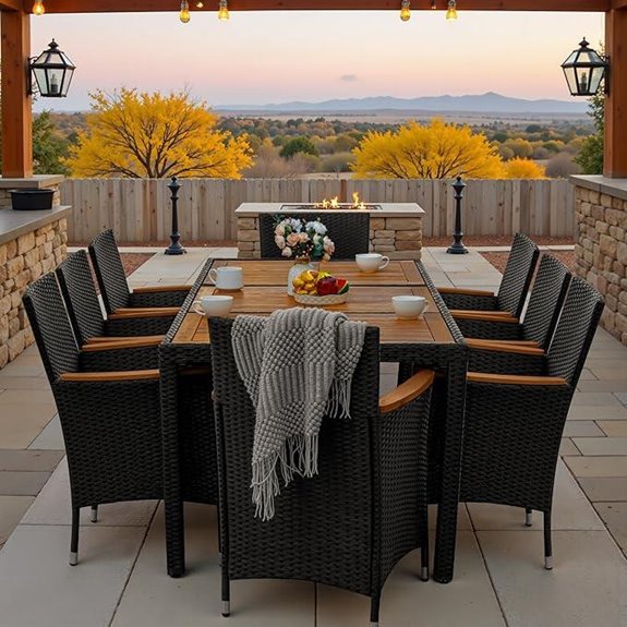 Greesum 9-Piece Outdoor Patio Dining Set