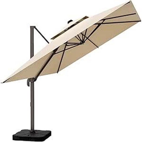 10' x 13' Outdoor Cantilever Patio Umbrella