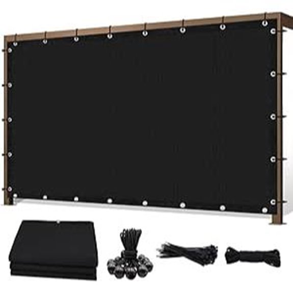 10'X10' Sun Shade Cloth for Patio Privacy