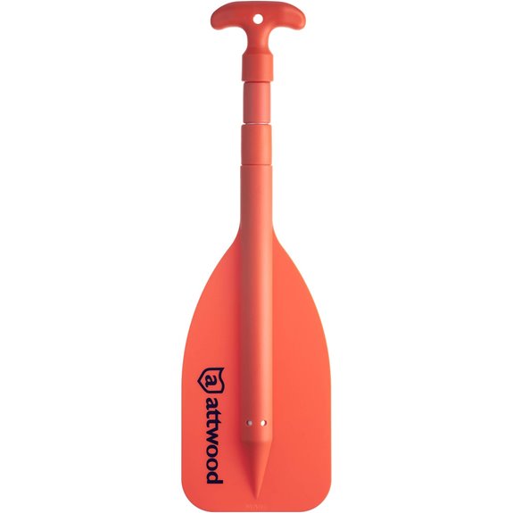 Attwood Emergency Telescoping Paddle for Boating Orange