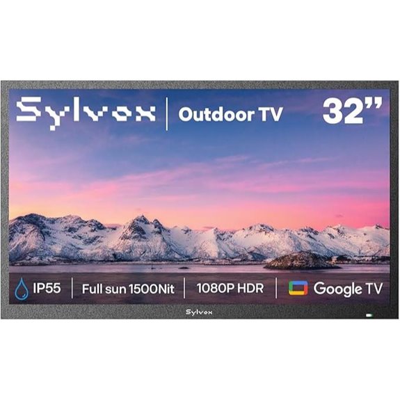 SYLVOX 32 Outdoor 1080P Smart TV with Google