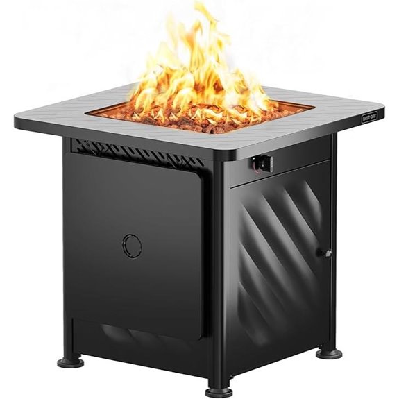East Oak 28” Outdoor Propane Fire Pit Table