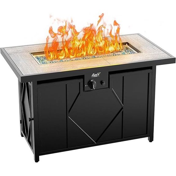 BALI OUTDOORS 42-inch Propane Fire Pit Table