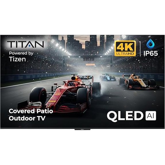 Titan S100 QLED 43 Outdoor Smart TV with Cover