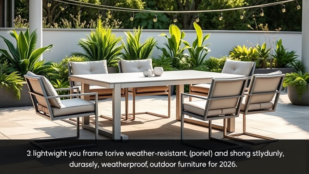 outdoor aluminum dining considerations
