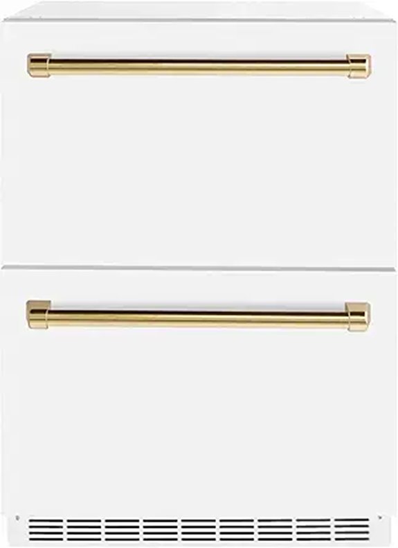 ZLINE Autograph 24-In. Outdoor Dual Refrigerator Drawers