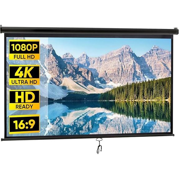 ZENY 100 Outdoor Projector Screen for Home Theater