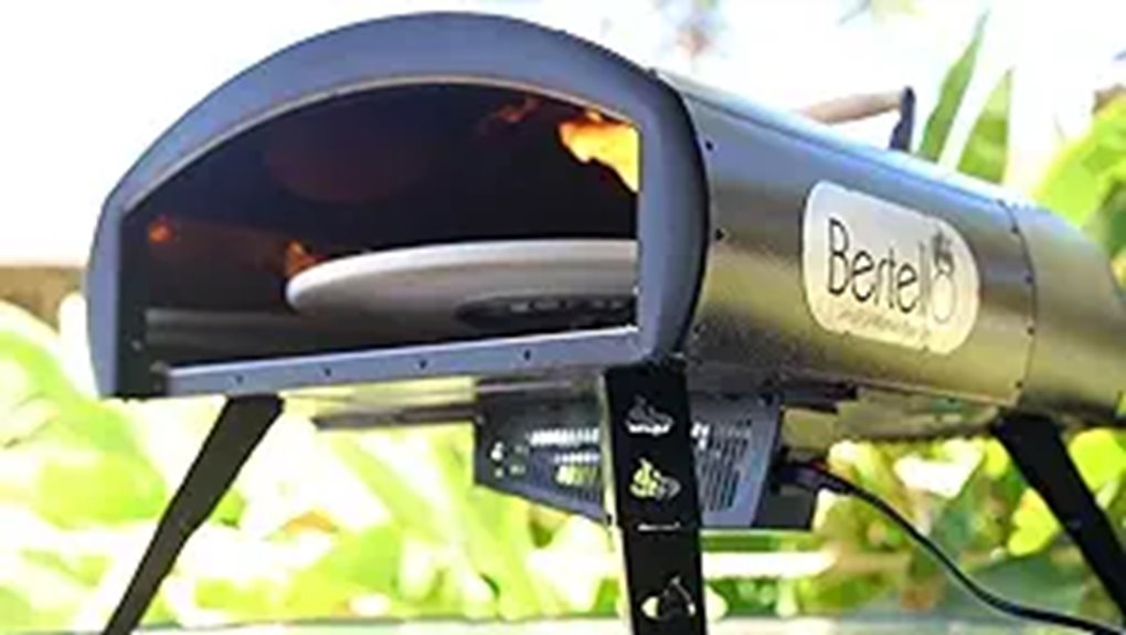 Bertello SimulFIRE 16 Rotating Outdoor Pizza Oven - As Seen on Shark Tank