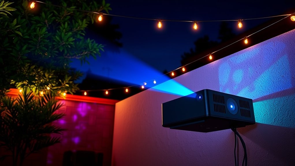 outdoor projector selection considerations