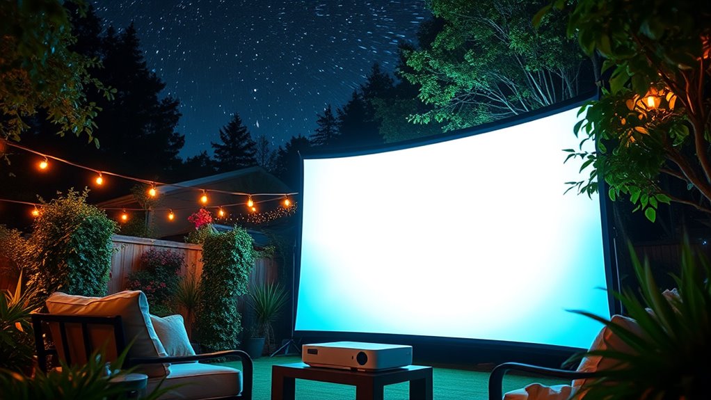 outdoor projector selection criteria