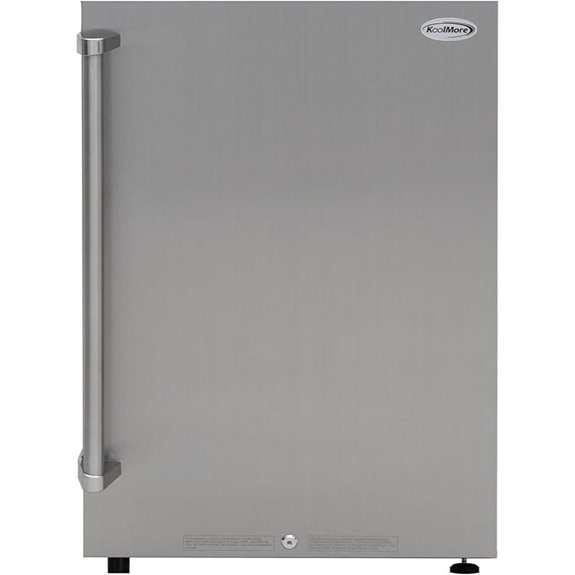 KoolMore 21-In Outdoor Refrigerator with Glass Shelves