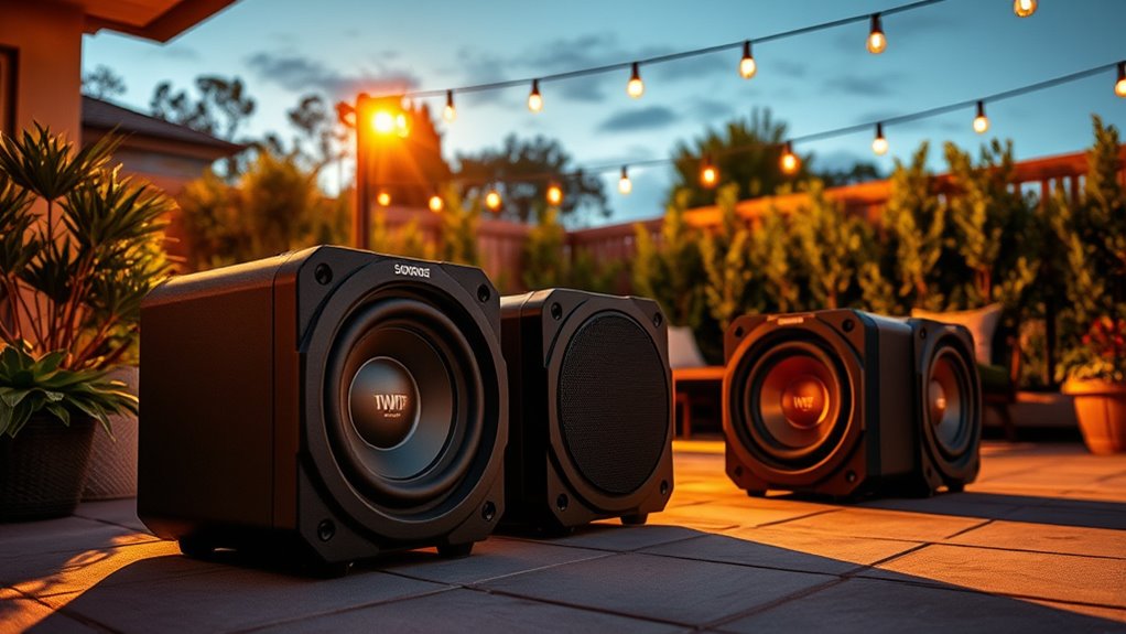 outdoor subwoofer considerations