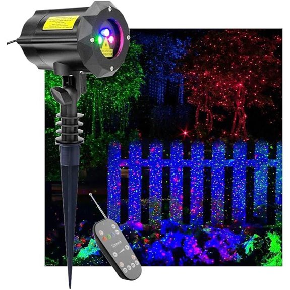 outdoor xmas laser lights