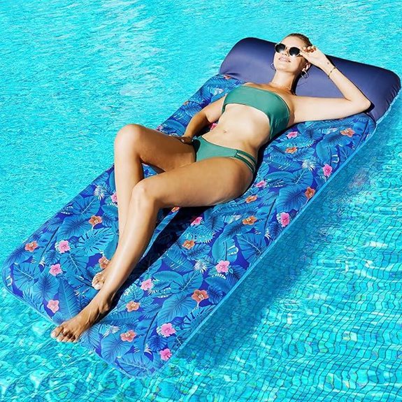 FindUWill Oversized Inflatable Pool Float Lounger