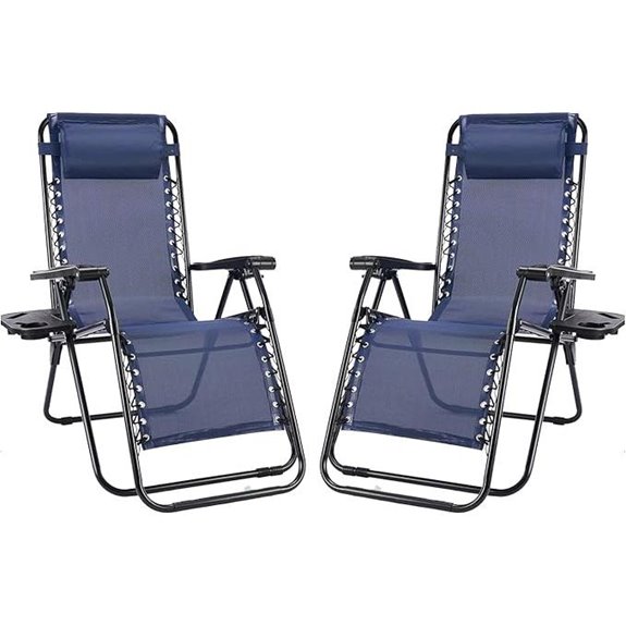 Zero Gravity Lounge Chairs Set of 2
