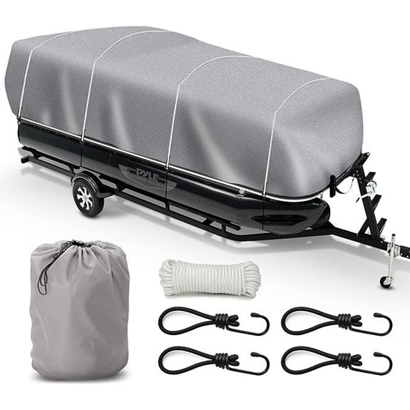 Pyle Deck Boat Cover for 21-24 ft Pontoon