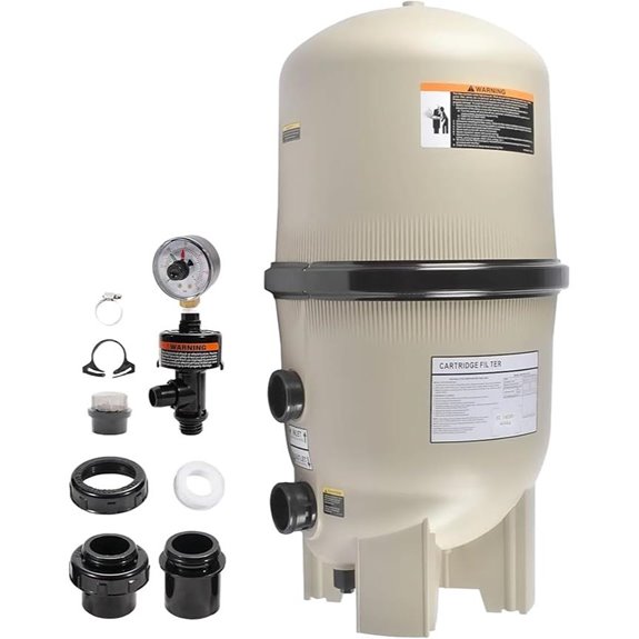 EC-160301 420 SQ/FT Pool Cartridge Filter System