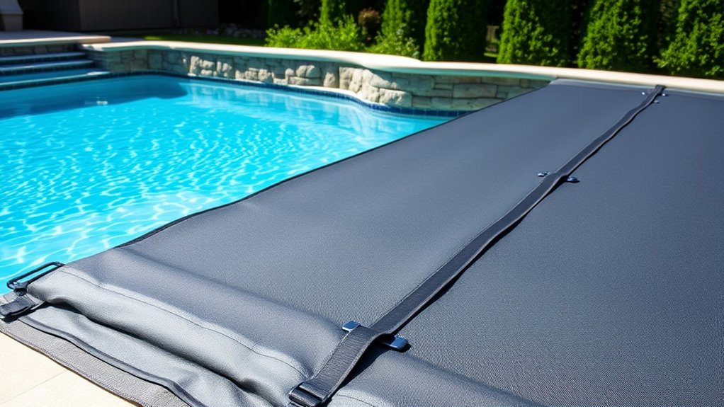 pool cover material and safety