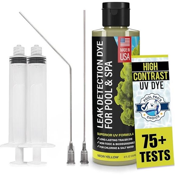 Pool Leak Detection Dye Kit with Applicators