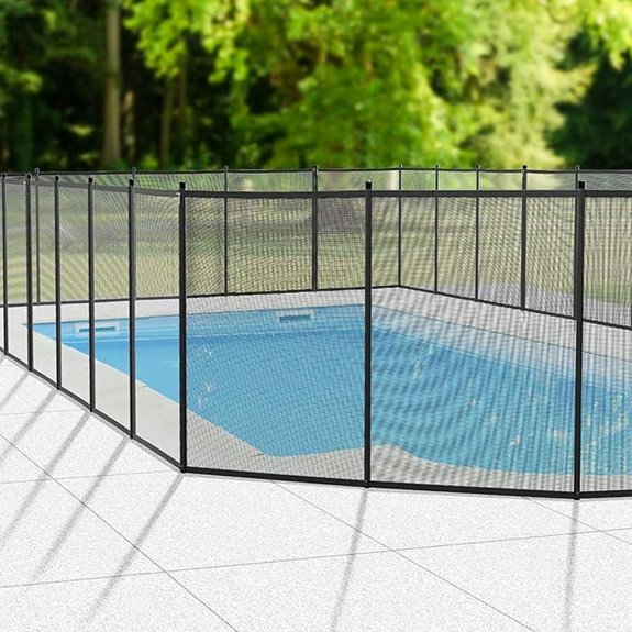 VINGLI Pool Fence for Ground & Above Ground