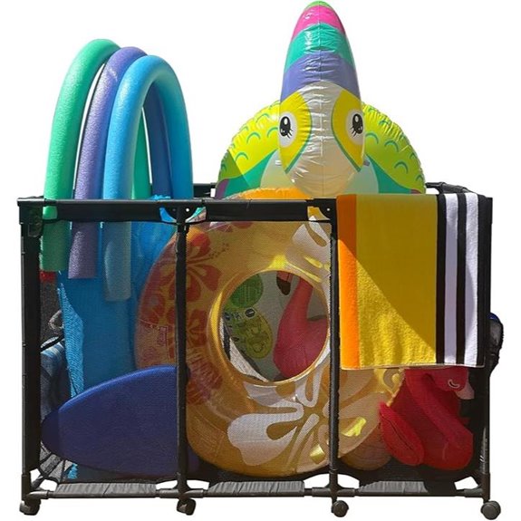 Pool Float Storage Organizer and Holder