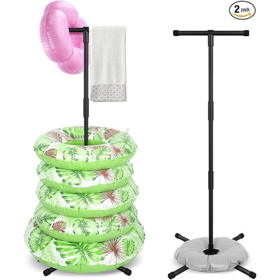 Pool Float Storage Rack 2-Pack for Pools and Beaches