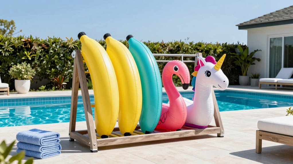 pool float storage solutions