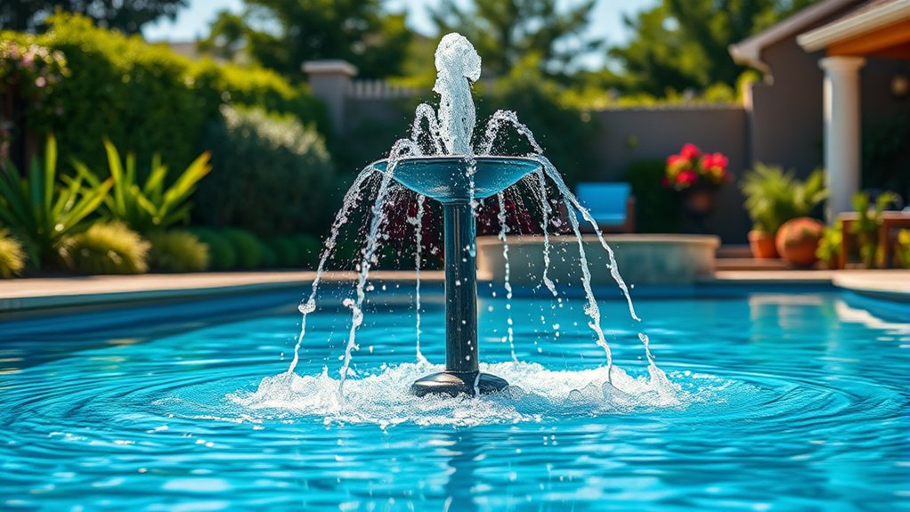 pool fountain selection considerations