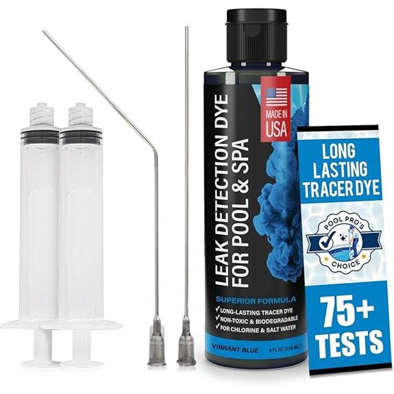 Pool Leak Detection Dye Kit with Applicators