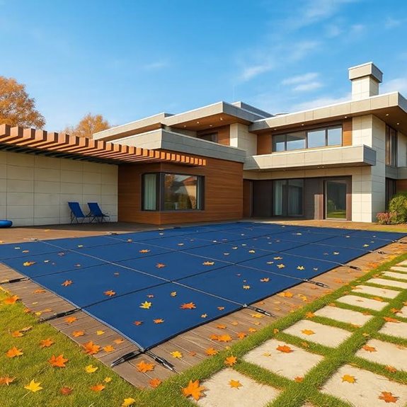 WaterWarden Pool Safety Cover for 16’x34’ In-Ground Pool