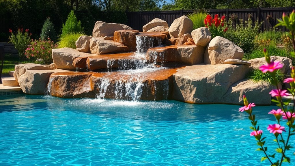 pool waterfall selection criteria