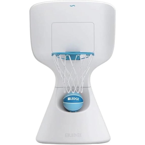 Ledge Lounger Hoopstr Poolside and in-Pool Basketball Game Hoop with Ball
