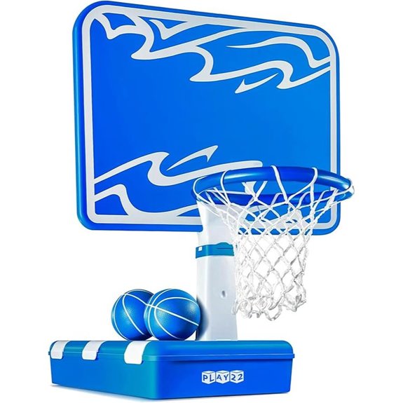 Play22 Pool Basketball Hoop with Adjustable Height
