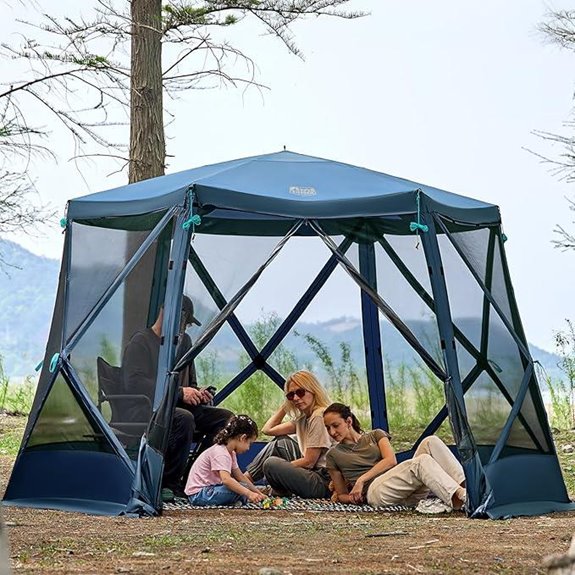 Timber Ridge Pop-Up Canopy Tent with Netting