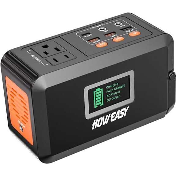 HOWEASY 120W Portable Solar Power Station with USB