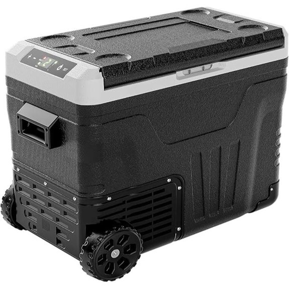 EUHOMY 12V Portable 53QT Cooler with Baskets