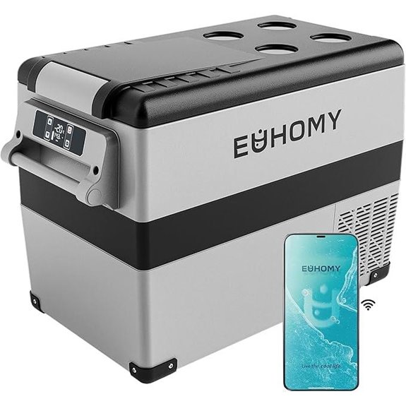 EUHOMY 48QT Portable 12V Refrigerator Cooler