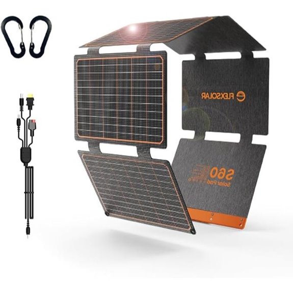 FlexSolar 60W Portable Solar Panel with USB-C & QC3.0