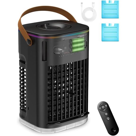 3-in-1 Portable Air Conditioner with Battery and Remote