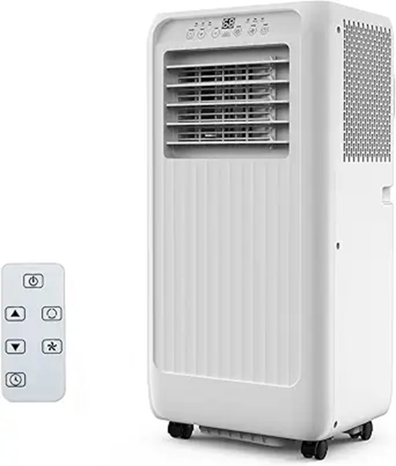 8000 BTU Portable AC with Remote & Touch Screen