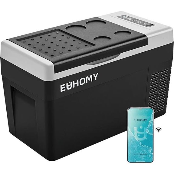EUHOMY 26QT Portable Car & Travel Refrigerator