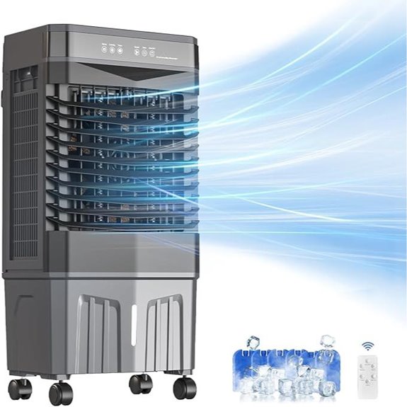 Auertech 1800CFM Portable Evaporative Cooler with Remote